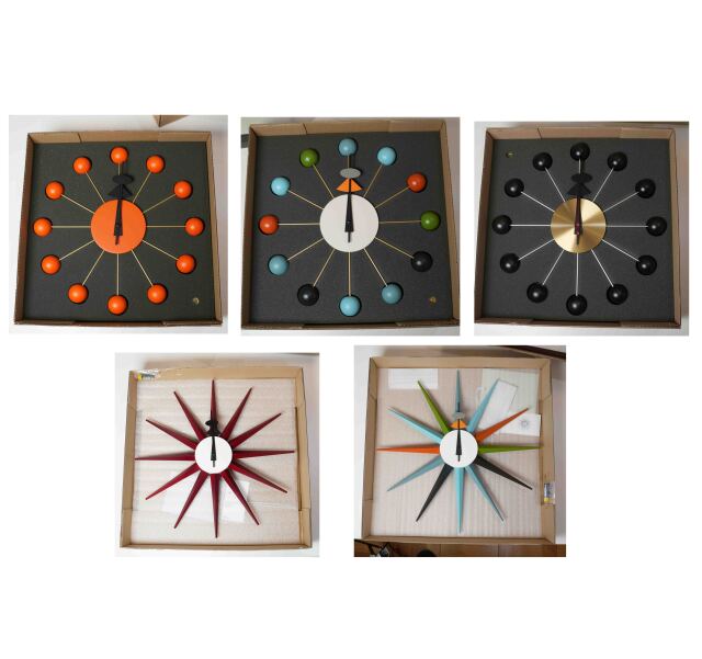 【Vitra/ヴィトラ】ボールクロック/サンバーストクロック 展示品＆新品30&OFF アウトレット