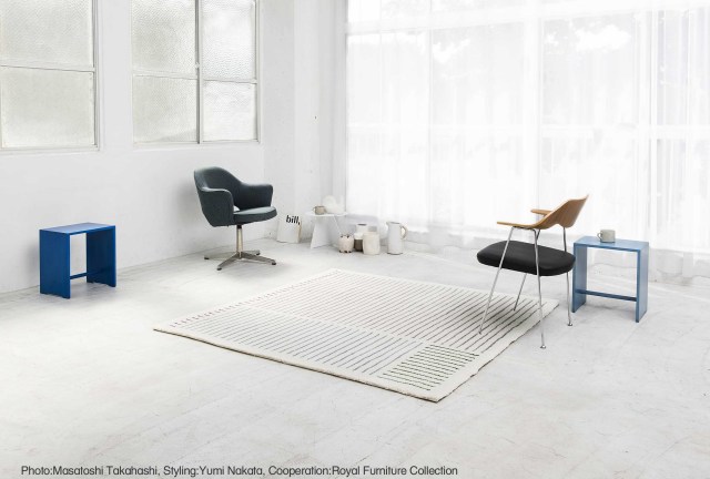 【一時値下げ】Max Bill（マックスビル）/Maarket/ラグ/幾何学 マックス・ビル グラフィックラグ カラフルアクセンツ/ウール│名作