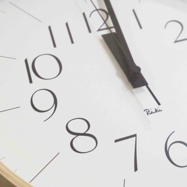 Lemnos レムノス RIKI CLOCK（リキ クロック）細字 サイズ大 RIKI CLOCK リキ クロック - RIKI - レムノス オンラインストア