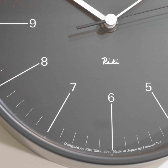 Lemnos レムノス 渡辺 力 RIKI STEEL CLOCK リキスチールクロック