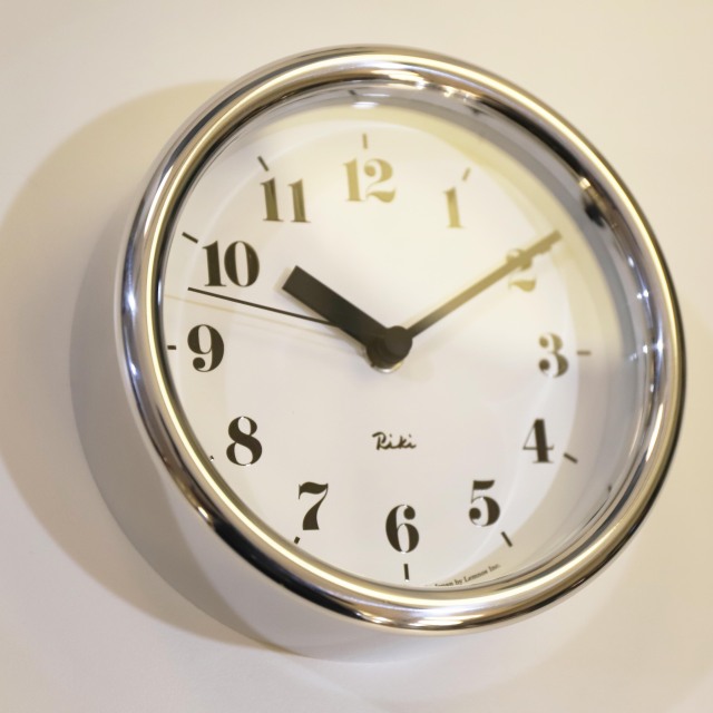 Lemnos/レムノス】リキアルミニウムクロック RIKI ALUMINUM CLOCK 渡辺力