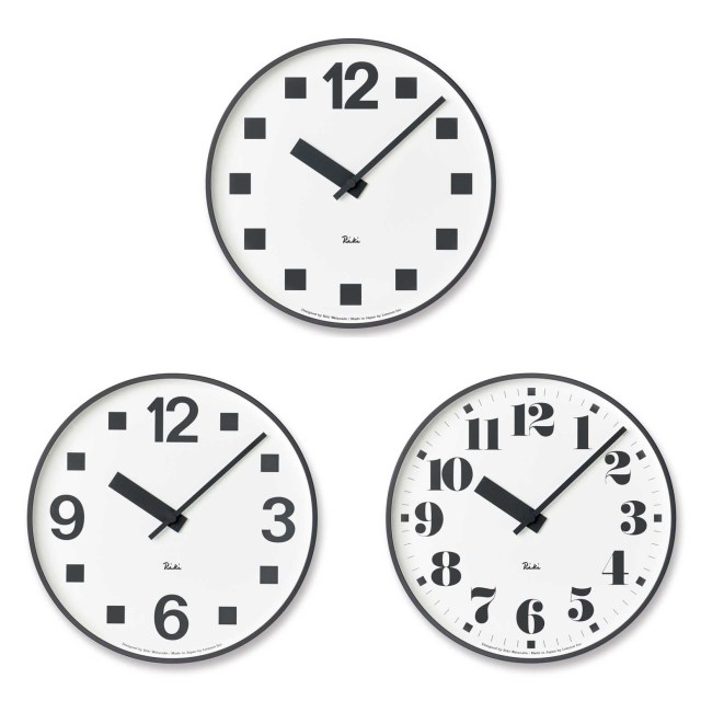 【Lemnos/レムノス】リキパブリッククロック RIKI PUBLIC CLOCK 渡辺 力 展示品＆アウトレット品