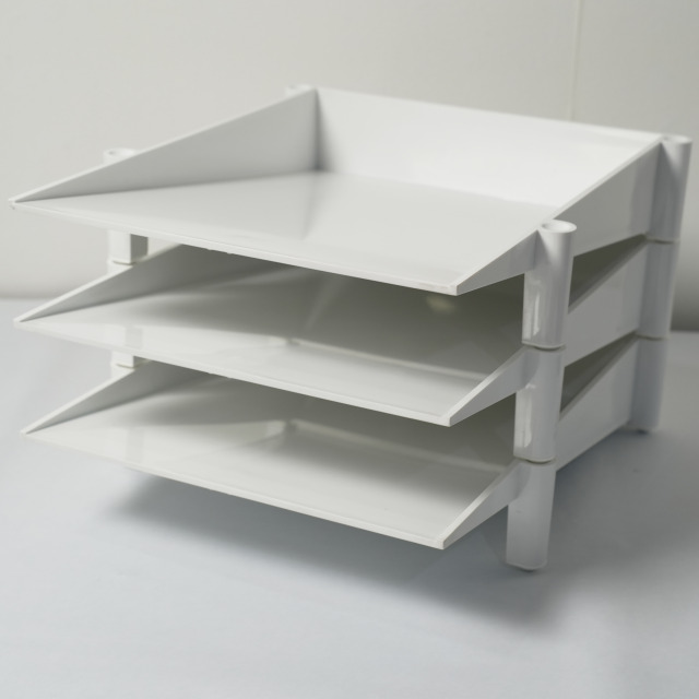 【DANESE/ダネーゼ】 スマトラ SUMATRA 3台 ホワイト 什器 ペーパートレー