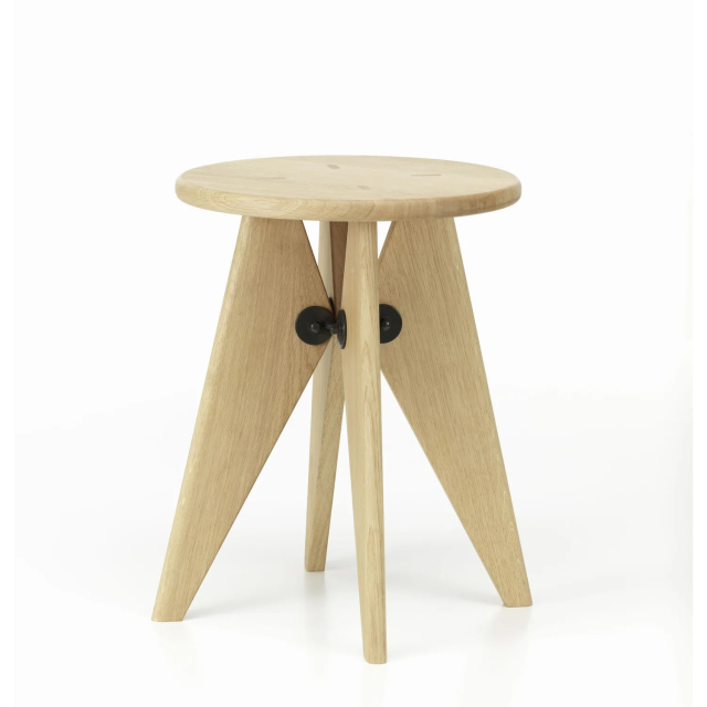 【Vitra/ヴィトラ】タブレボア Tabouret Bois ソリッドオーク ジャン・プルーヴェ