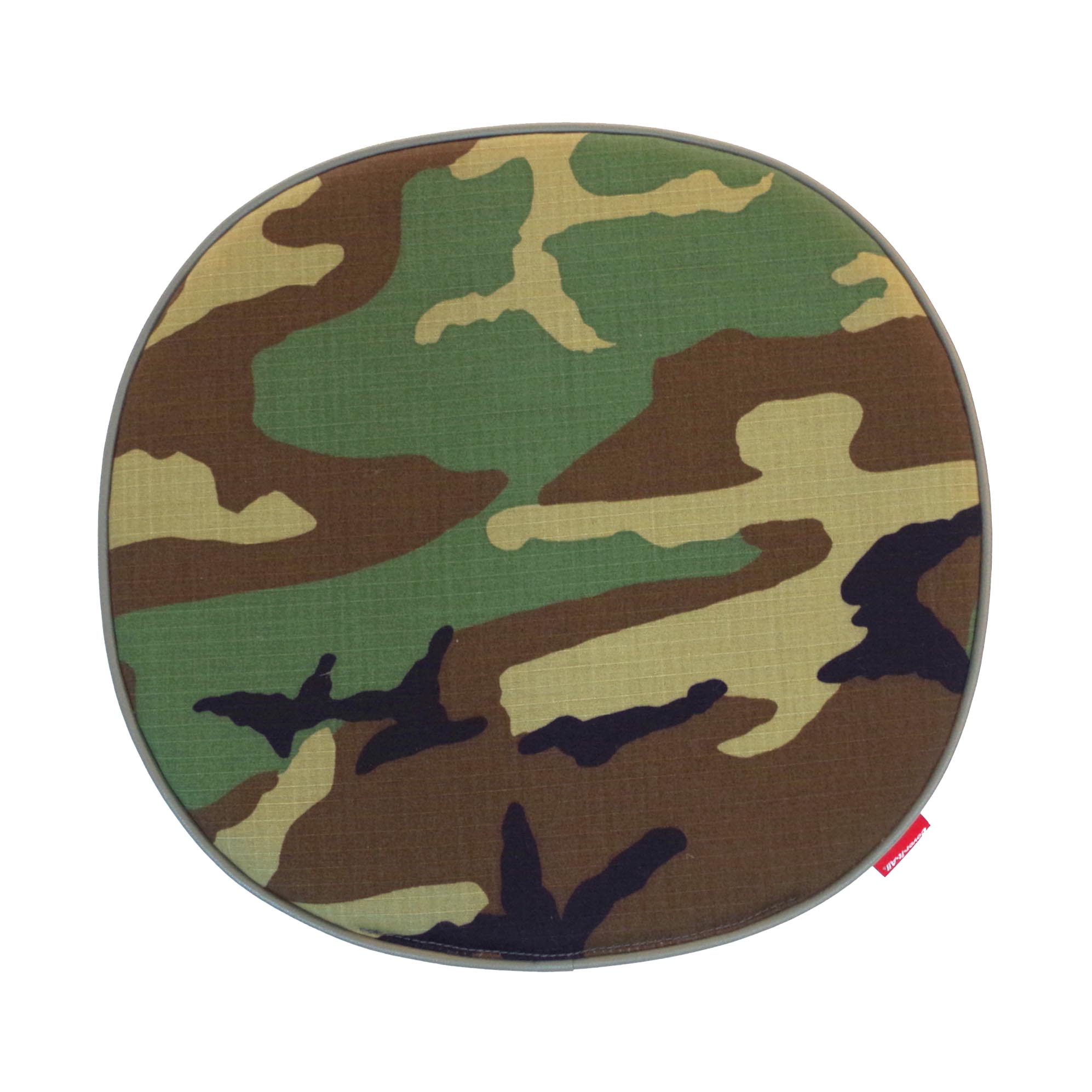 シェルチェア用ウッドランド迷彩生地特注シートパッド