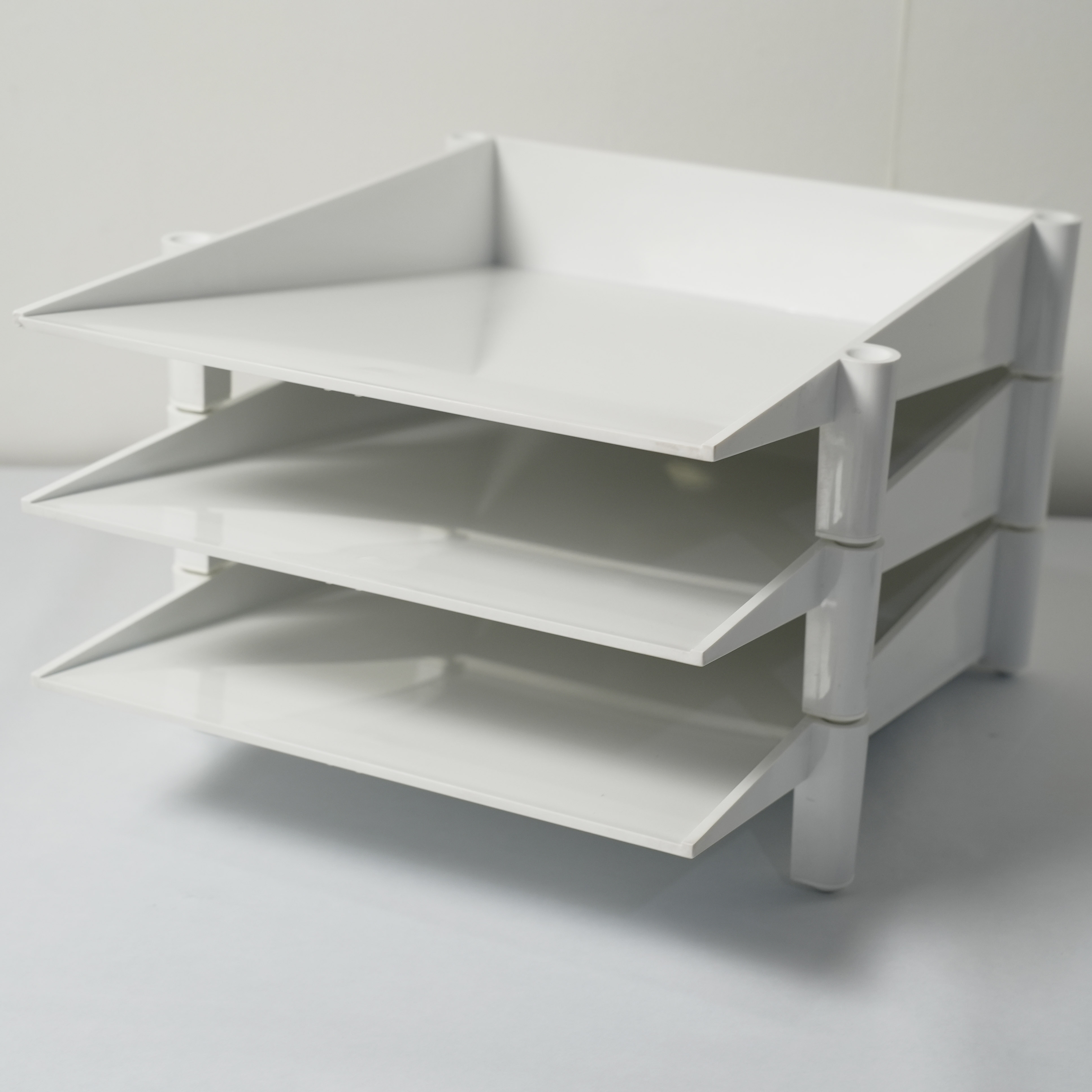 【DANESE/ダネーゼ】 スマトラ SUMATRA 3台 ホワイト 什器 ペーパートレー