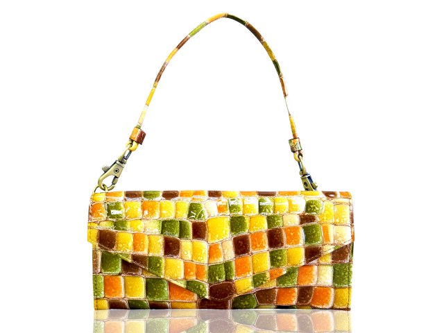 Castello Da Vinci -カステロダヴィンチ Mosaic Croco / Flap