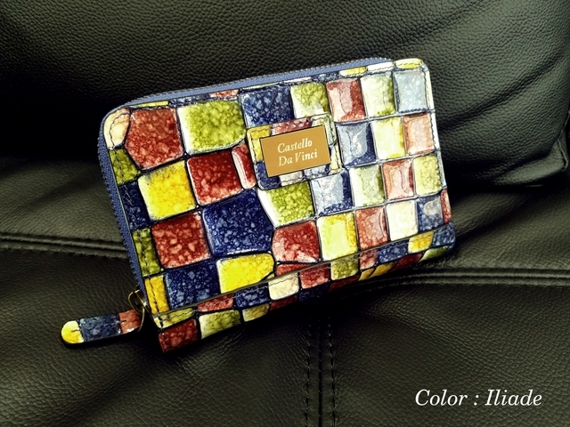 Castello Da Vinci -カステロダヴィンチ Mosaic Croco / Flap
