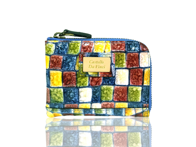 Castello Da Vinci -カステロダヴィンチ Mosaic Croco / L Side Zip
