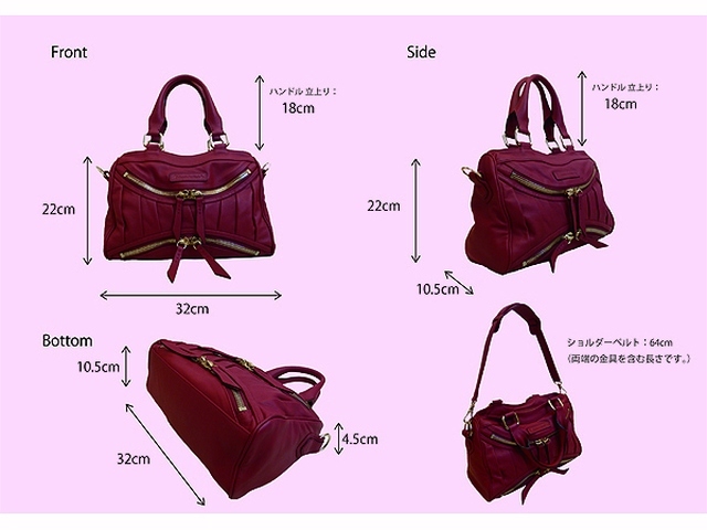 カステロダヴィンチ ARNO mini Nappa Leather / 3ways multi editor