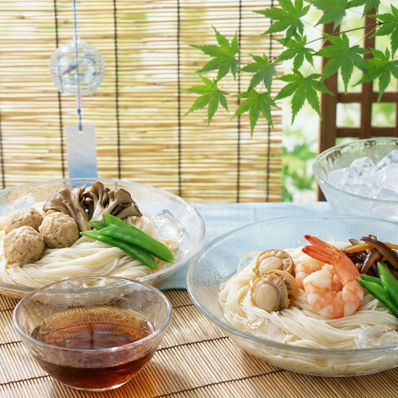＜無限堂＞レンジ調理・稲庭そうめん