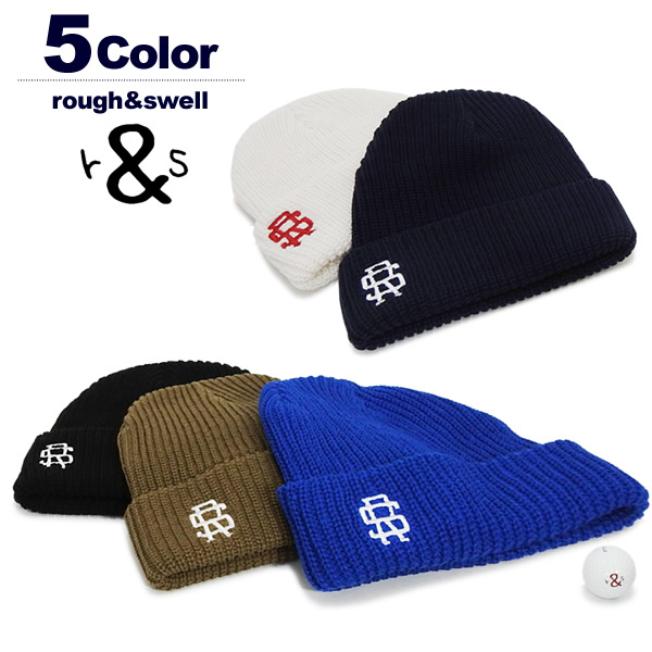 【SALE30%OFF】rough&swell［ラフアンドスウェル］RS Beanie/畦編みビーニーキャップ 18a