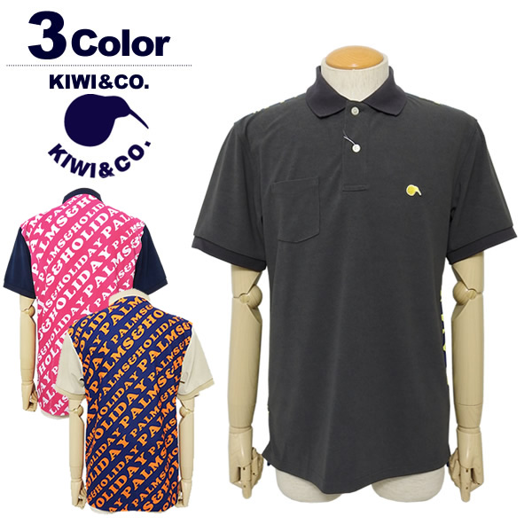 【SALE 50%OFF】キウィアンドコー ポロシャツ メンズ 半袖 ゴルフ 吸汗速乾 ミニパイル 柄 KIWI&CO. 93EK5SP02100M 春夏 セール