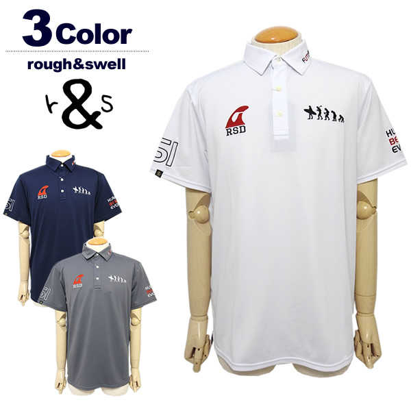 rough&swell（ラフアンドスウェル）ポロシャツ