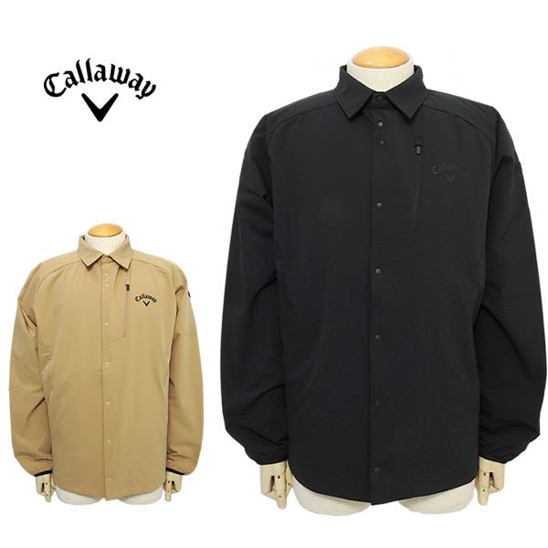 【SALE 50%OFF】キャロウェイアパレル メンズ アウター ゴルフ コーチジャケット ブルゾン ストレッチ  CallawayApparel C23215107 23a セール