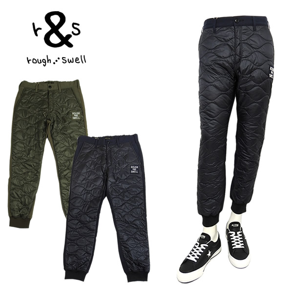 ラフアンドスウェル パンツ メンズ ゴルフ ジョガーパンツ キルティング ストレッチ rough&swell RSM-23259 SWELL PANTS 2023秋冬