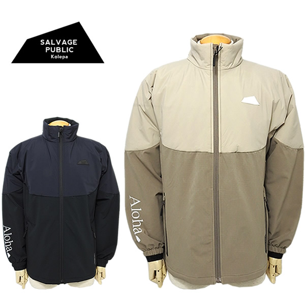 【SALE 30%OFF】サルベージパブリックコレパ メンズ  ゴルフ ジャケット オーバーサイズ 中綿 ハワイ HAWAII SALVAGEPUBLICKOLEPA SVKA3024 23a セール