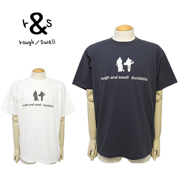ラフアンドスウェル Tシャツ メンズ キャラクター 半袖 プリント 吸水速乾 接触冷感 rough&swell RSM-25103 BUDDYTEE 2025春夏