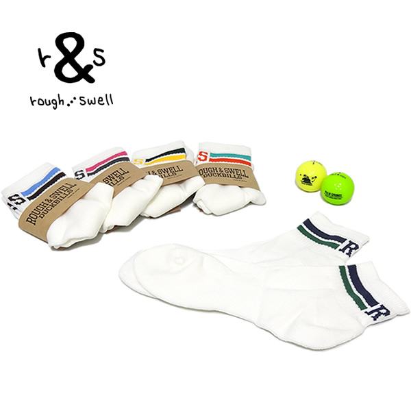ラフアンドスウェル ソックス 靴下 メンズ ショート丈 ゴルフ rough&swell RSA-25017 RS PICNIC SOCKS