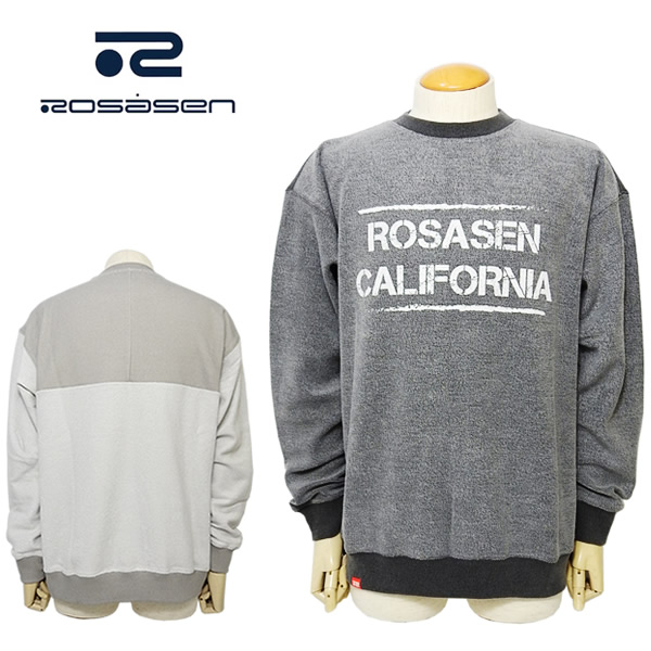 ROSASEN［ロサーセン］Washed pullover CrewNeck Sweatshirt