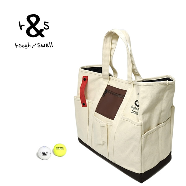 ラフアンドスウェル　ゴルフトートバッグ rough&swell［ラフアンドスウェル］RED TAPE TOTE/トートバッグ