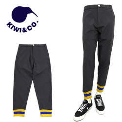 【SALE30%OFF】キウィアンドコー メンズ パンツ ジョガーパンツ ストレッチ ゴルフウェア 裏フリース 防風 撥水 KIWI&CO. KIWI3PN01U233 2023秋冬 セール