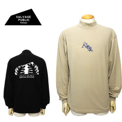 【SALE 20%OFF】サルベージパブリックコレパ メンズ  ゴルフ モックネック 長袖 オーバーサイズ ハワイ HAWAII SALVAGEPUBLICKOLEPA SVKA3018 2023秋冬 セール