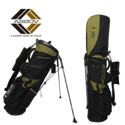 アッソブ ゴルフ キャディバッグ スタンド式 8.5型 コーデュラナイロン AS2OV GOLF CORDURA FINE TEX ラッピング不可