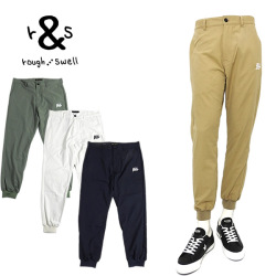 ラフアンドスウェル パンツ メンズ ゴルフ ジョガーパンツ ストレッチ 刺繍 rough&swell RSM-24060 BITETOUR SASUKEPANTS 2024春夏