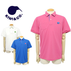 【SALE 30%OFF】キウィアンドコー メンズ ポロシャツ ゴルフ 半袖 ストレッチ バイカラー KIWI&CO. KIWI5SP01M241 2024春夏 セール