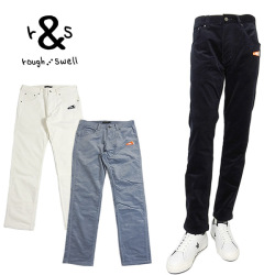 ラフアンドスウェル パンツ メンズ ゴルフ テーパード コーデュロイ ストレッチ rough&swell RSM-24263 COURTNEY PANTS 2024秋冬