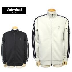 【SALE 30%OFF】アドミラルゴルフ メンズ トラックトップ ジャージ レトロスポーツ ゴルフウェア メンズ 吸水速乾性 ストレッチ性 AdmiralGOLF ADMA505 2025春夏