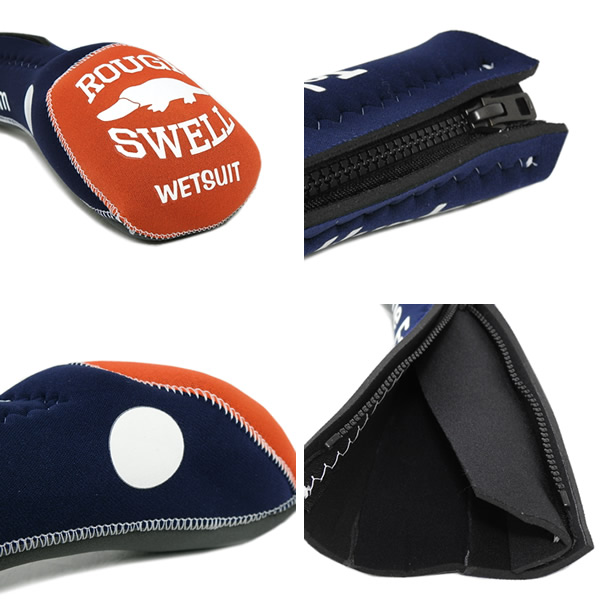 rough&swellキャディーバッグFW×1•UT×4ヘッドカバー（中古 