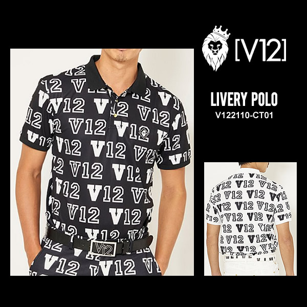 TWELVE V12半袖ポロシャツメンズヴィ・トゥエルヴ