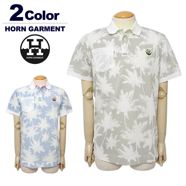 美品　HORN GARMENT メンズポロシャツ　XL カジュアルゴルフドットコムby PALM SPRINGSにHORN GARMENT
