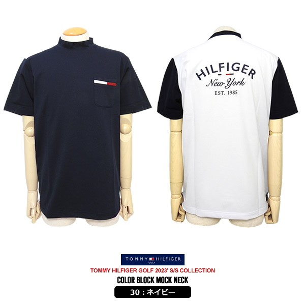 トミーフィルフィガー ゴルフ ドライ モックネック ストレッチシャツ サイズM カジュアルゴルフドットコムby PALM SPRINGSにTOMMY HILFIGER