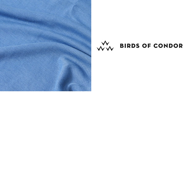 バーズオブコンドル　ポロシャツ ブラック/ブルー　XLサイズ カジュアルゴルフドットコムby PALM SPRINGSにBIRDS OF CONDOR