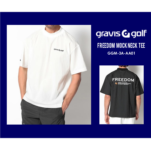 試着のみ】G/FORE / ジーフォア モックネックTシャツ（G FORE