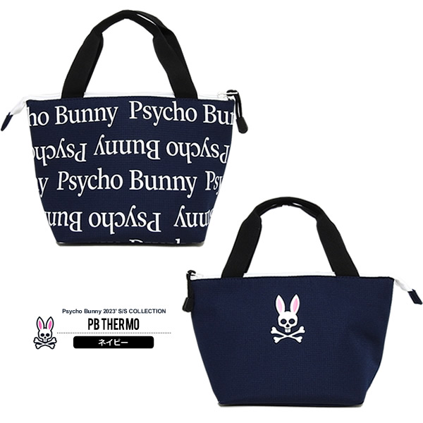 Psycho Bunny 2wayラウンドバッグ ネイビー サイコバニー（Psycho Bunny）（メンズ、レディース）ゴルフ