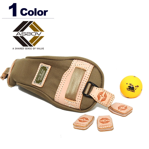 AS2OV GOLF CADDY BAG カーキー＋ヘッドカバー3点