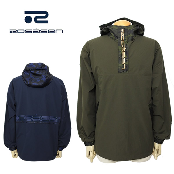Rosasen ロサーセン　アノラックパーカー　ゴルフウェア　Mサイズ ROSASEN ロサーセン パーカー ブラック系 M ゴルフウェア レディース