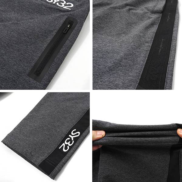 ほぼ未使用 SY32 ゴルフパンツ ライトスウェット L ストレッチ グレー SY32 by SWEET YEARS - LIGHT SWEAT PANTS | イージーパンツ