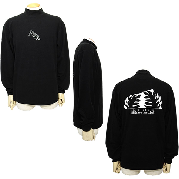 【サルベージパブリックコレパ】ホヌ 長袖 Tシャツ ロンT ゴルフ 微起毛感 L サルベージパブリックコレパ］ハク ニット モックネック Tシャツ
