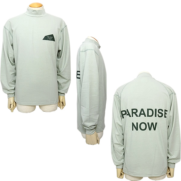 【サルベージパブリックコレパ】ホヌ 長袖 Tシャツ ロンT ゴルフ 微起毛感 L サルベージパブリックコレパ］ハク ニット モックネック Tシャツ