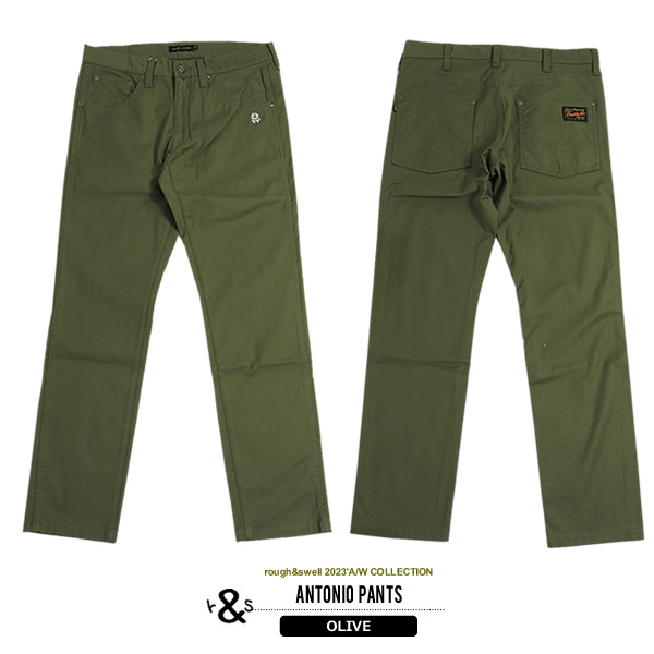 rough&swell［ラフアンドスウェル］ANTONIO PANTS/5ポケットストレッチ  