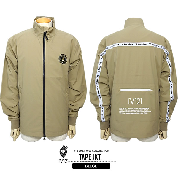 V12［ヴィトゥエルブ］TAPE JKT/軽量ナイロンジャケット｜カジュアル 