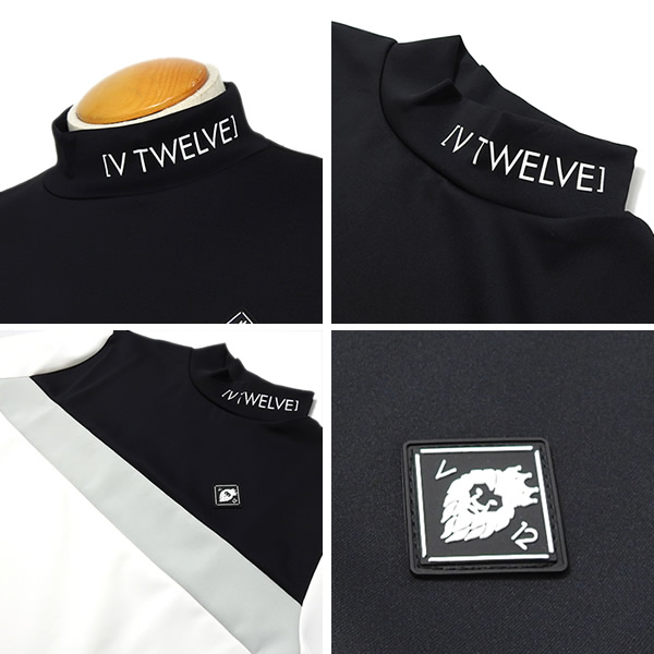 V12［ヴィトゥエルブ］TONE L/S MOCK/長袖モックネック｜カジュアル