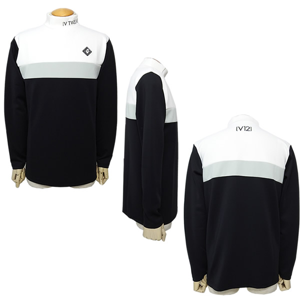 V12［ヴィトゥエルブ］TONE L/S MOCK/長袖モックネック｜カジュアル