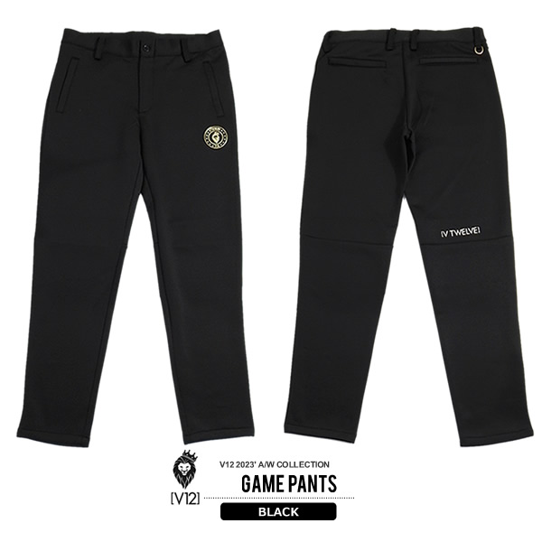 新品正規品【V12/XL】ネイビー ゴルフパンツ 低けれ サイズ6  