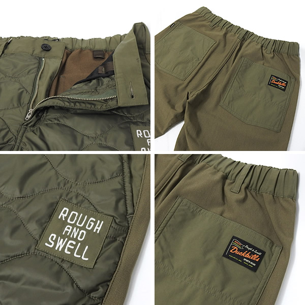 rough&swell［ラフアンドスウェル］SWELL PANTS/キルティングジョガー  